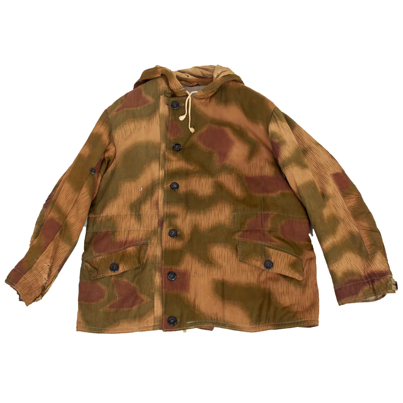 Original German WWII Sumpftarnmuster Swamp Pattern Camouflage Pattern Winter Parka - Non Reversible