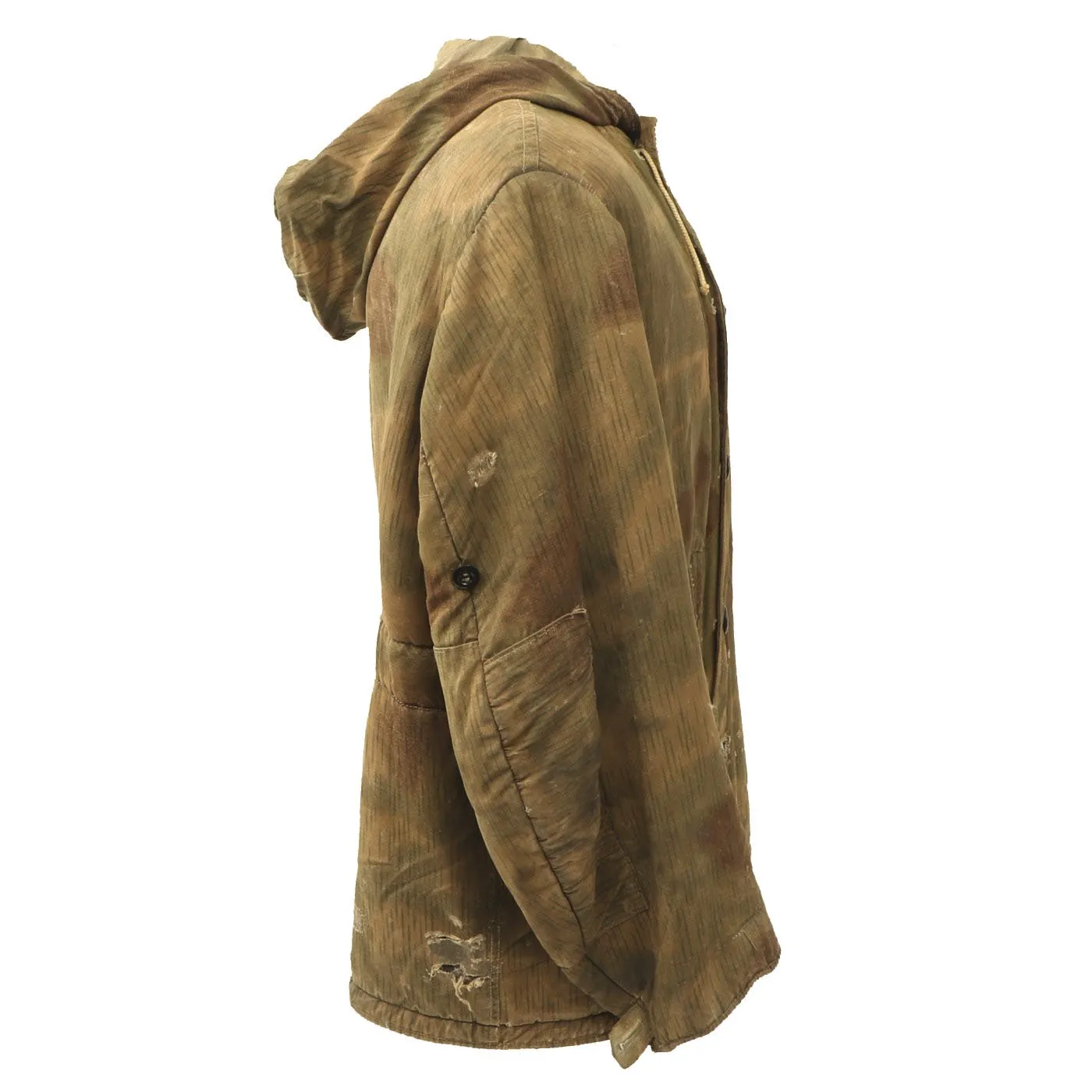 Original German WWII Tan Water Camouflage Pattern Winter Parka