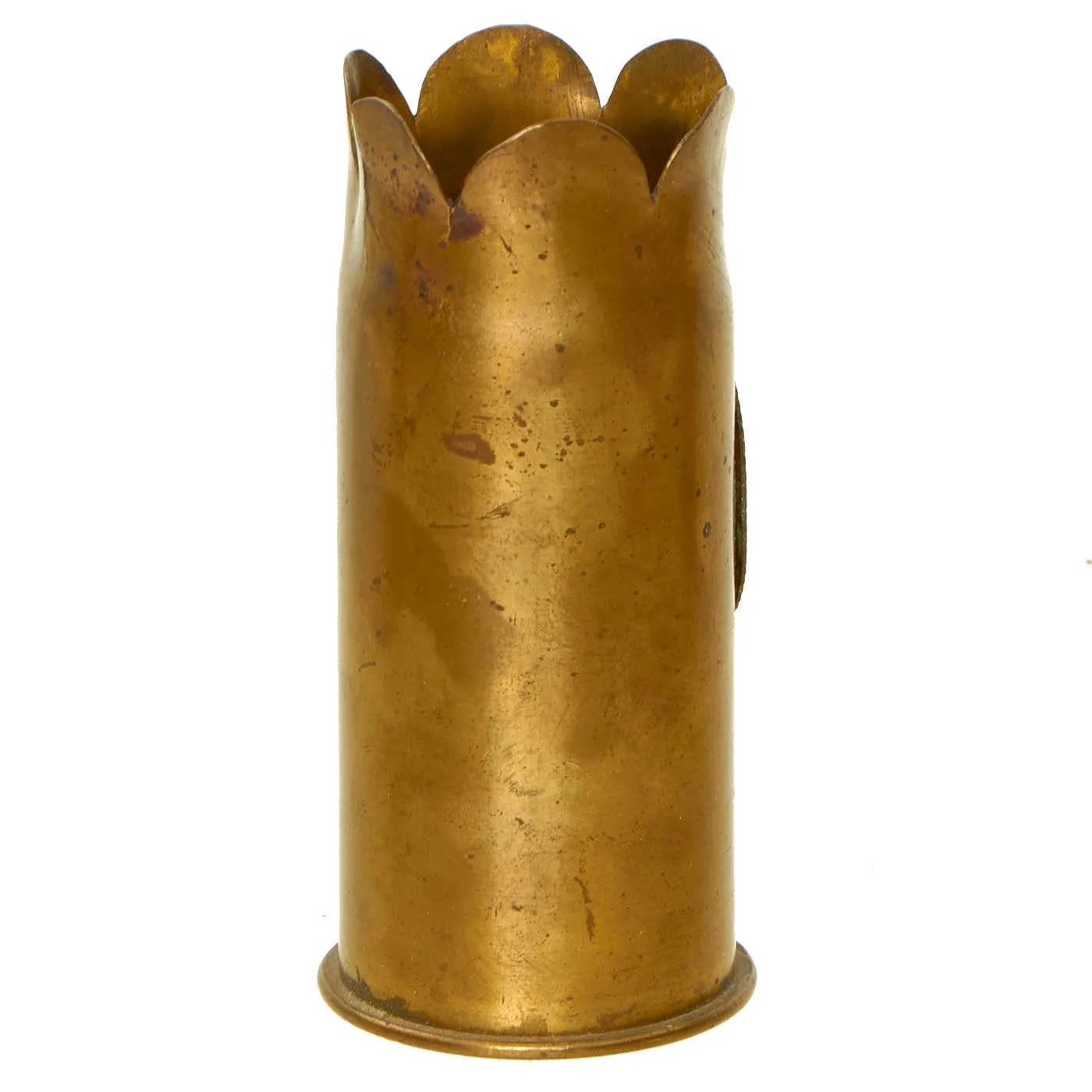 Original U.S. WWI Inert 37mm Trench Art Shell Casings and Round For The 37mm Infantry Gun Model 1917 - 3 Items