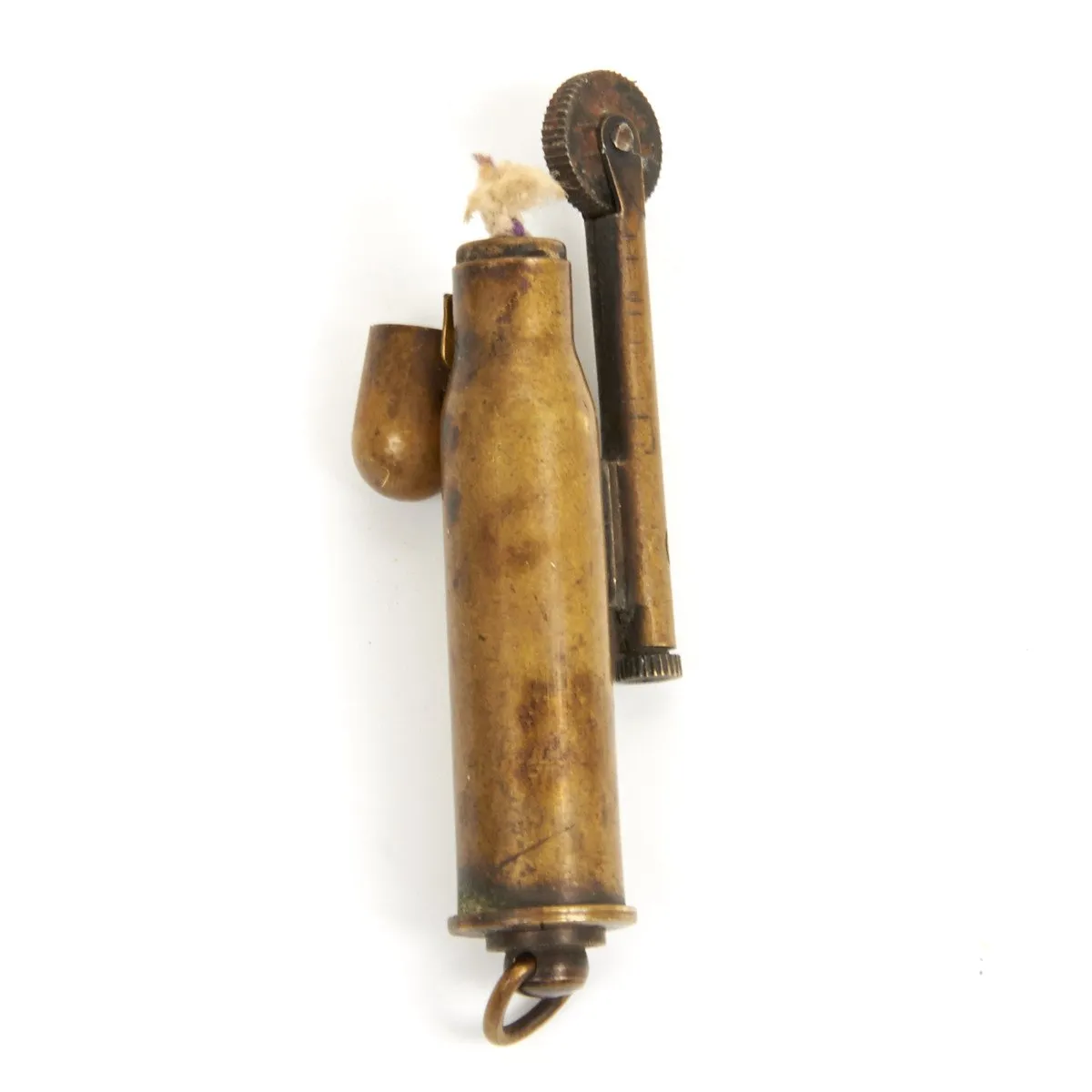 Original WWI French Trench Art Lighter of 8mm Lebel Rifle Cartridge