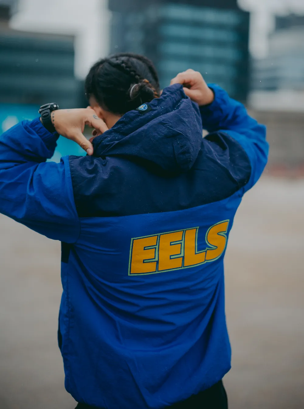 Parramatta Eels Paneled Windbreaker