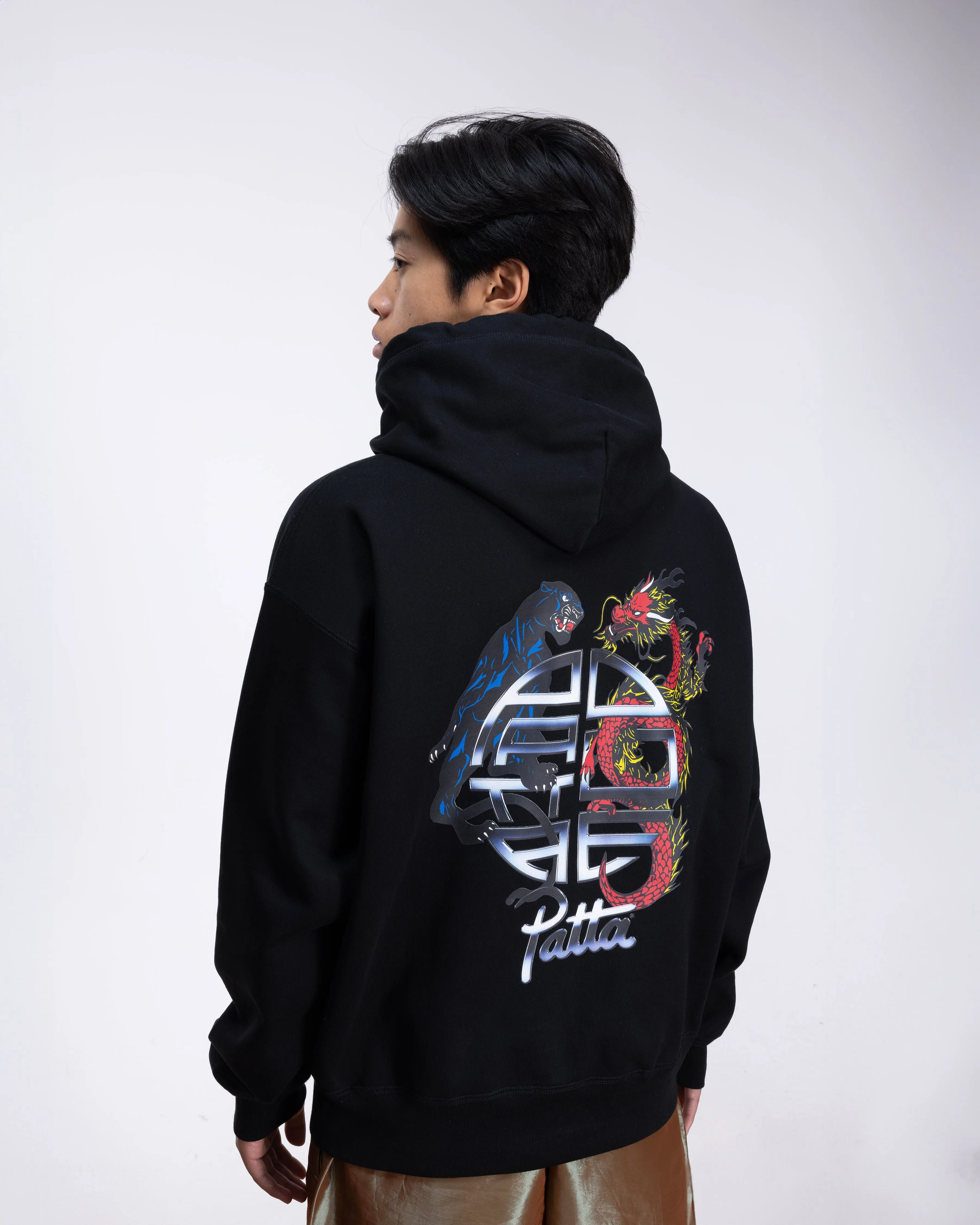 Patta x DOE 20/10 Hooded Sweater (Black)