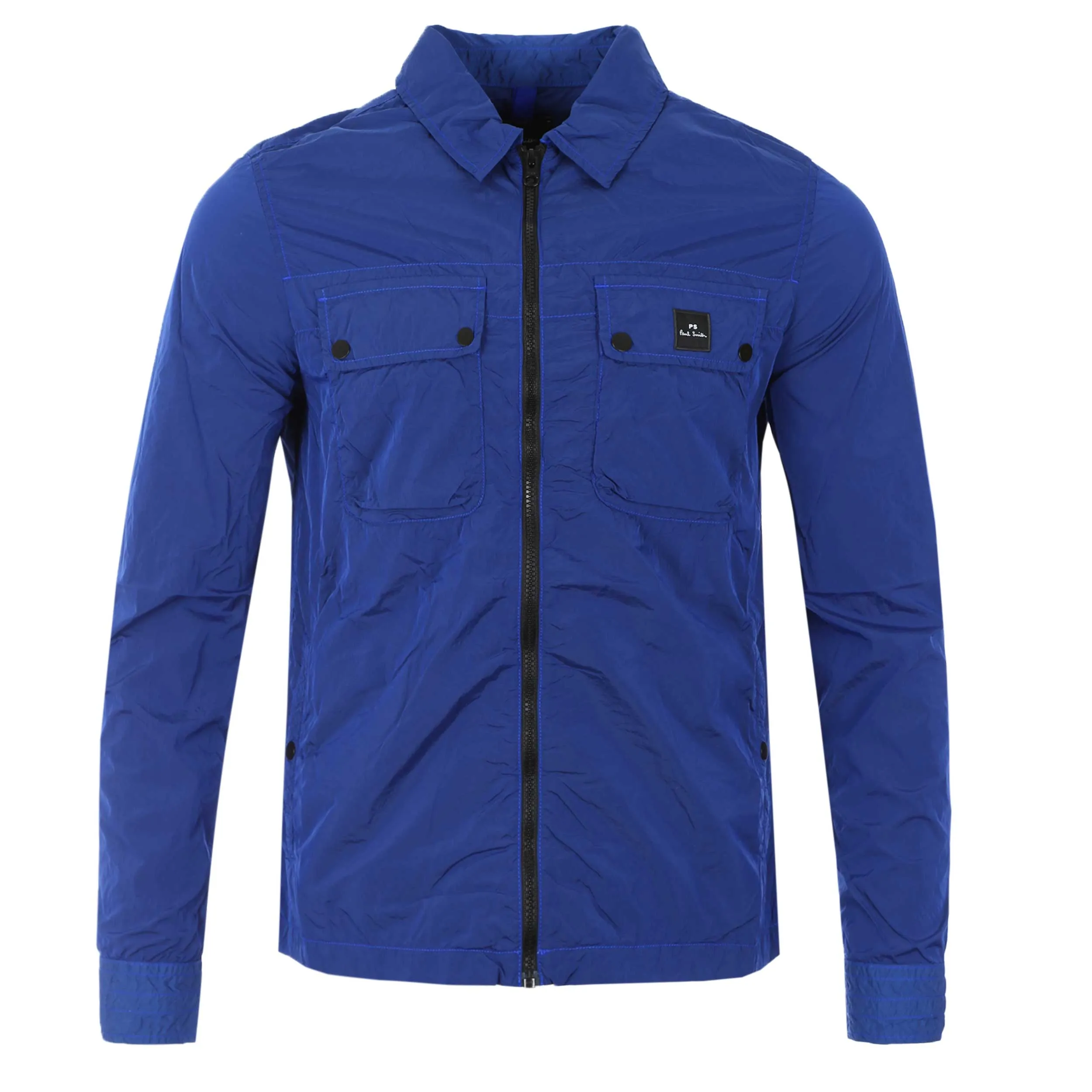 Paul Smith Zipped Front Jacket in Cobalt Blue