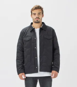 Quilt Shell Jacket Black