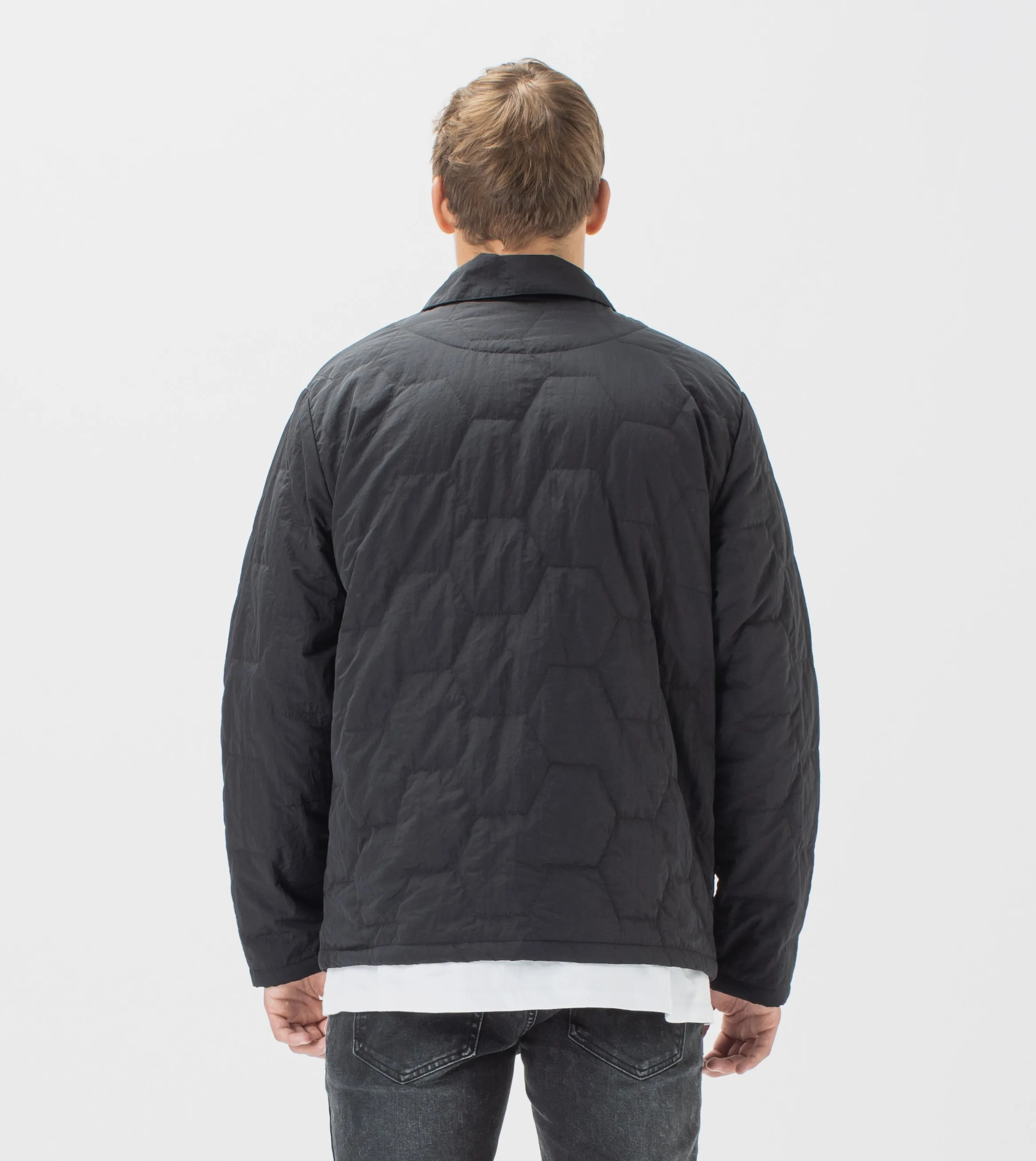 Quilt Shell Jacket Black