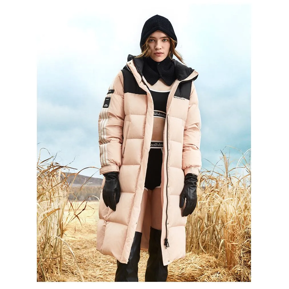 Quilted Puffa Thickened Calf-Length Down Coat