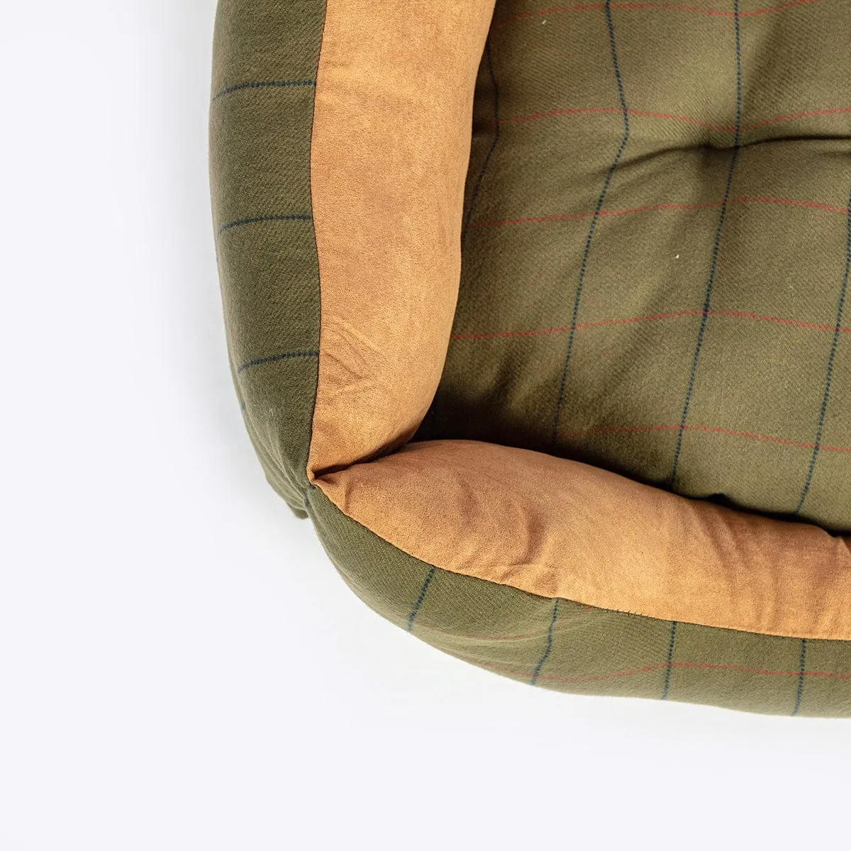 Tweed Snuggle Dog Bed