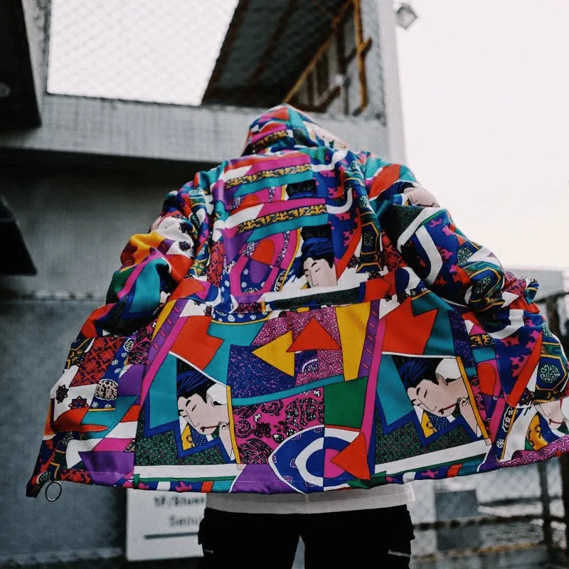 Ukiyoe Streetwear Jacket