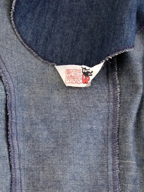Authentic 1970s Gotcha Covered Up Vintage Denim Blazer