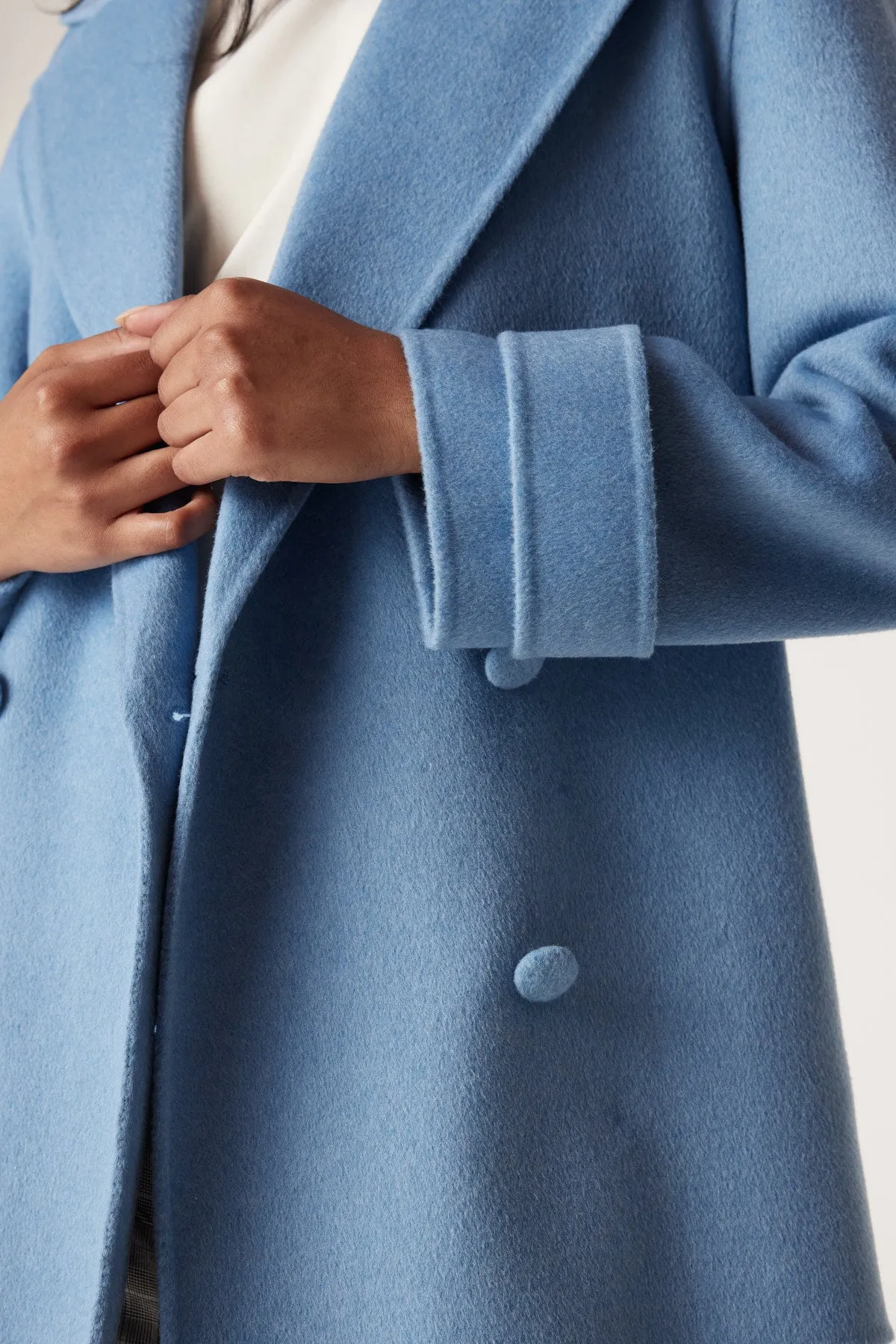 Weekend Pea Coat - Blue