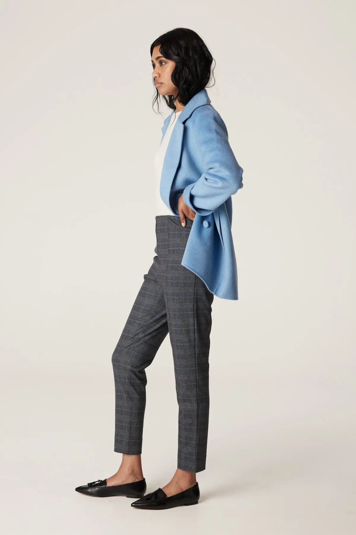 Weekend Pea Coat - Blue