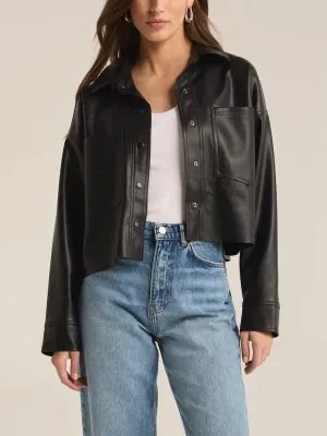 Z Supply All Day Faux Leather Jacket